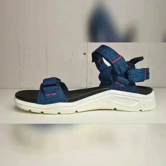 New Ecco X-Trinsic W 3s Water 211 Blue Seaport Sandals Womens 6.5