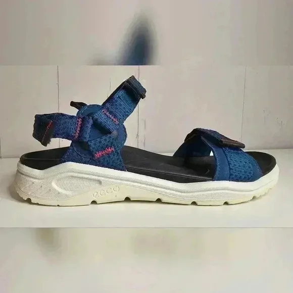 New Ecco X-Trinsic W 3s Water 211 Blue Seaport Sandals Womens 6.5