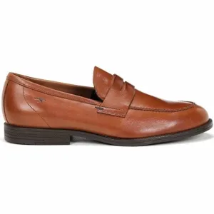 NEW FLUCHOS men's henri penny loafer in cognac