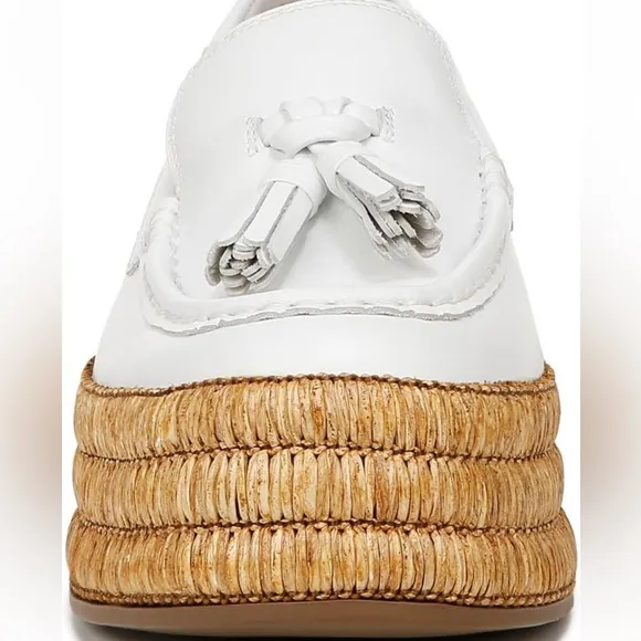 New Franco Sarto Women's Tremont Bright White Platform Loafers