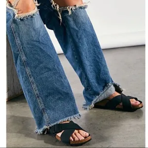 NEW FREE PEOPLE X BIRKENSTOCK SIENA SLIDE NUBUCK SANDALS