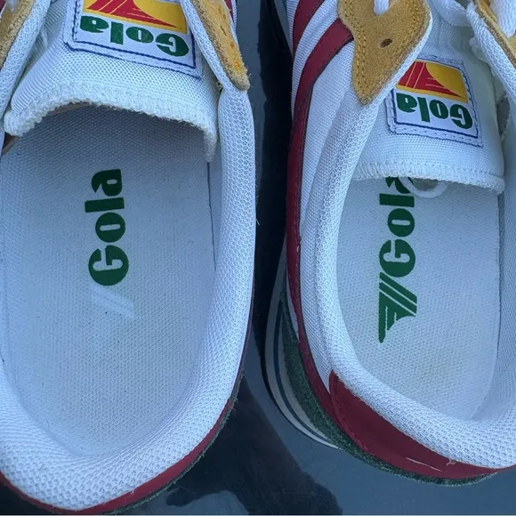New Gola Retro Daytona Sneakers White / Baltic Suede Men’s 9