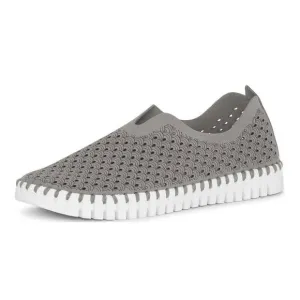 NEW ILSE JACOBSEN women's tulip 139 slip-on shoes in gray