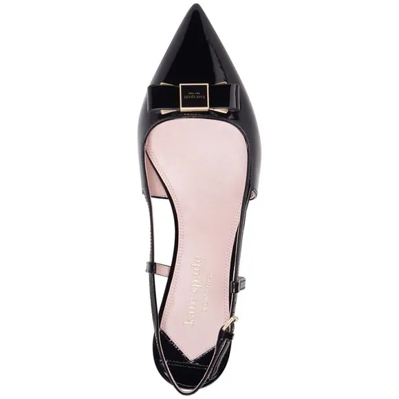 NEW Kate Spade Women's Bowdie Pointed-Toe Slingback Flats - Size 7.5