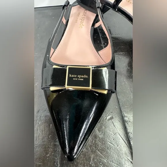 NEW Kate Spade Women's Bowdie Pointed-Toe Slingback Flats - Size 7.5