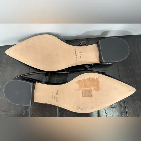 NEW Kate Spade Women's Bowdie Pointed-Toe Slingback Flats - Size 7.5