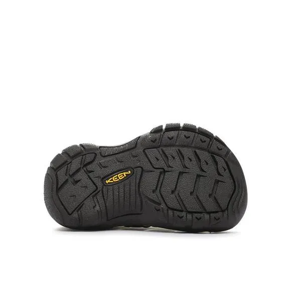 NEW KEEN kids newport h2 sandal in black/lime