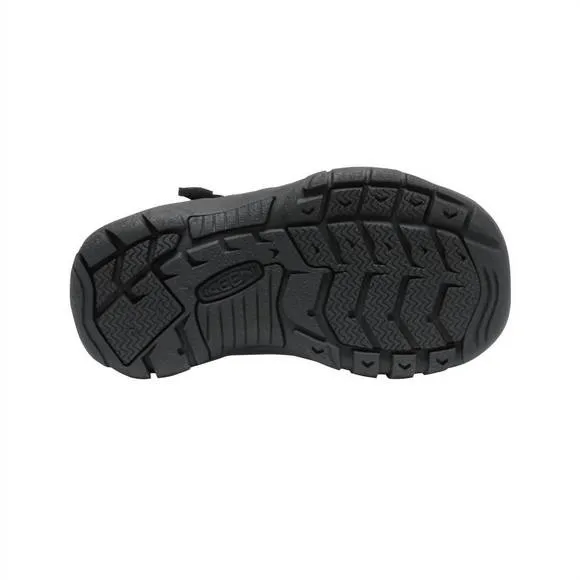 NEW KEEN youth newport h2 sandal in black/lime