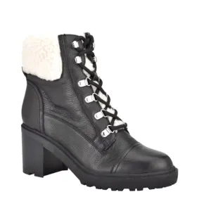 NEW MARC FISHER LAKYNN BLACK LEATHER BOOTS