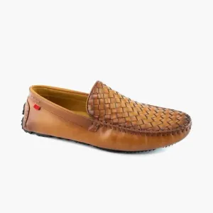 NEW MARC JOSEPH men's spring street loafer in cognac