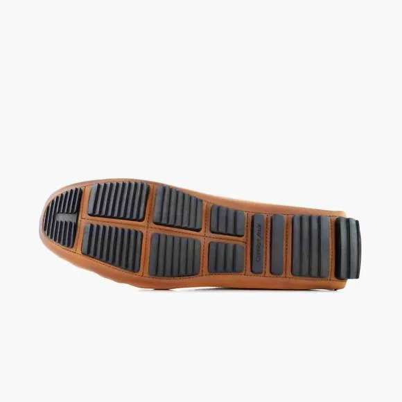 NEW MARC JOSEPH men's spring street loafer in cognac