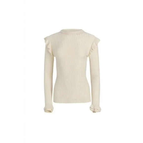 NEW MARIE OLIVER tinley turtleneck top in whitecap