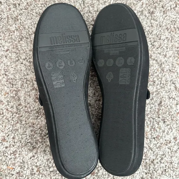 NEW Melissa Soft Ballerina Velvet Flat Size 8