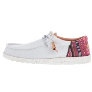 New Men's Hey Dude Wally Funk Baja Cream Bungee Shoes  Sz 8.5 (42) Lightweight