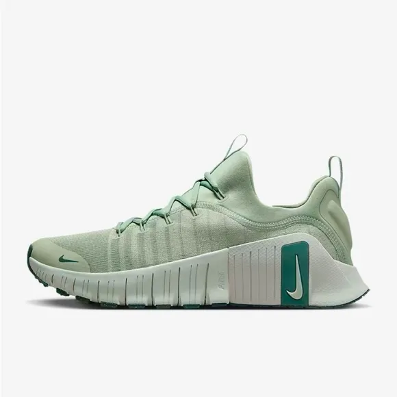New Men's Nike Free Metcon 6 Green Athletic Sneakers Size 9.5