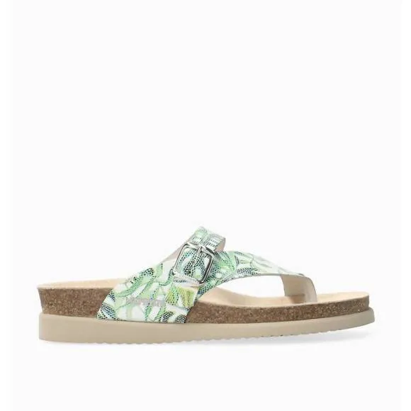 NEW MEPHISTO women's classic helen slide in green jungle