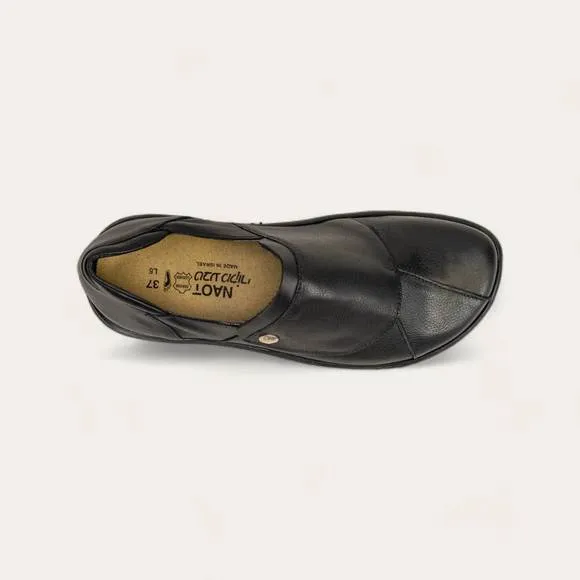 NEW NAOT women's lagoon velcro shoes in soft black/jet black
