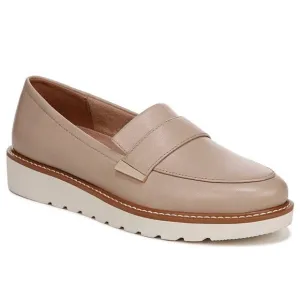 New! NATURALIZER 'ADILINE' WARM TAN GENUINE LEATHER LOAFERS WOMEN'S SIZE 7.5 W