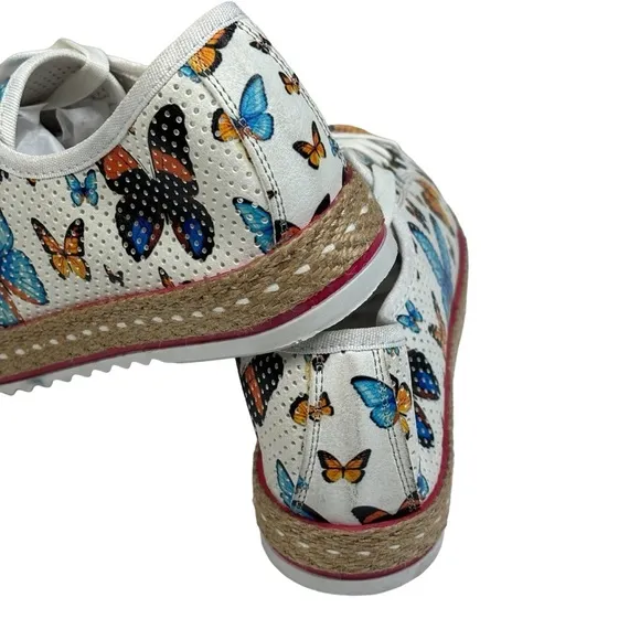 New Neefs Butterfly Espadrille Sneakers Shoes Line of Goby Size EU 39 U.S. 8.5