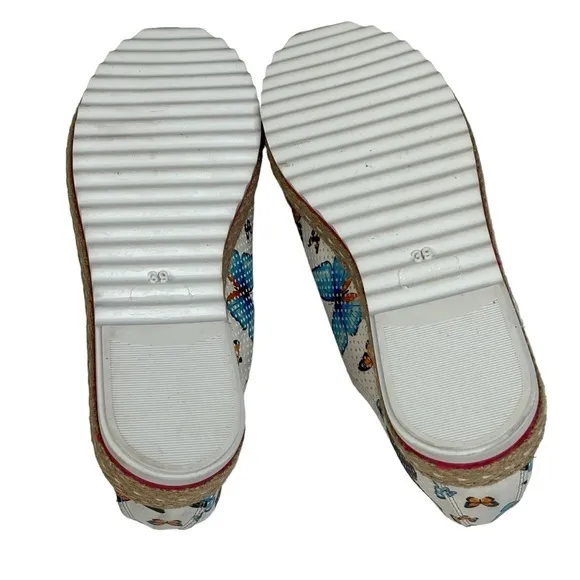 New Neefs Butterfly Espadrille Sneakers Shoes Line of Goby Size EU 39 U.S. 8.5