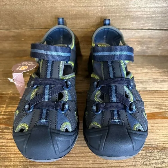 New NIB Big Kids Merrell Hydro Gray Blue Outdoor Water Sandals Shoes Size 3‎ Y
