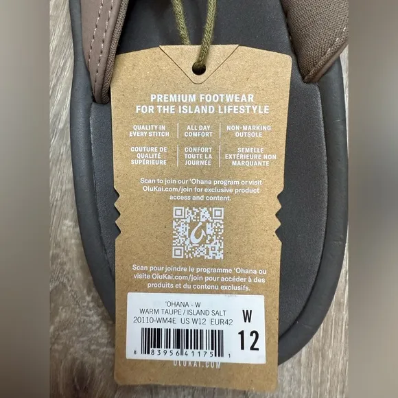 NEW Olukai ‘Ohana Women’s Water-Friendly Sandals Size 12