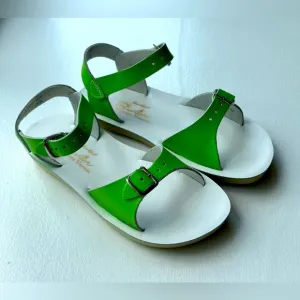 NEW Salt Water Sun-San Surfer Sandals Lime size 1