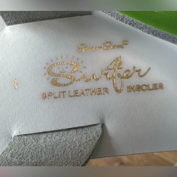 NEW Salt Water Sun-San Surfer Sandals Lime size 1