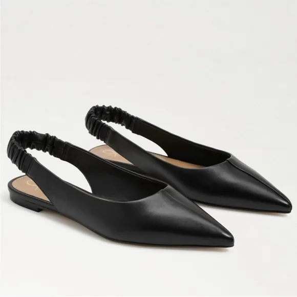 NEW Sam Edelman Whitney Slingback Flats in Black