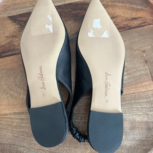 NEW Sam Edelman Whitney Slingback Flats in Black