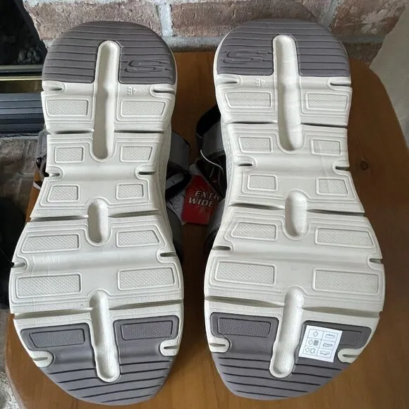 NEW Skechers Arch Fit Sandals Size 11 Extra Wide Podiatrist Designed 237372WW