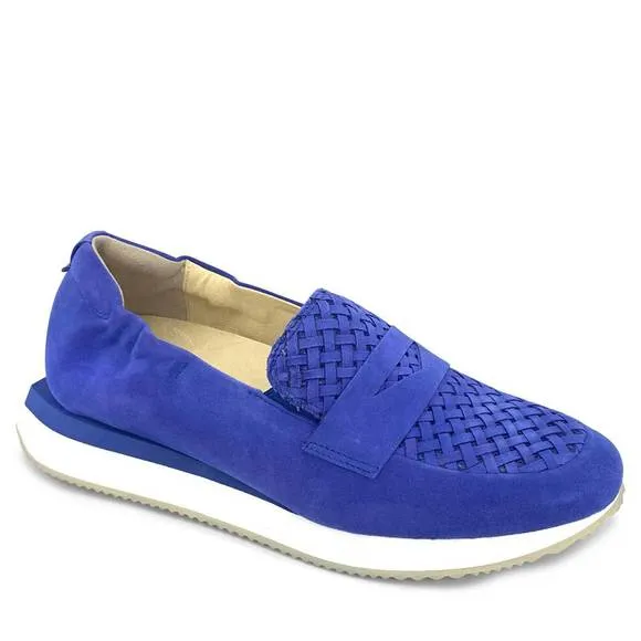 NEW SOFTWAVES women's perla loafer in indigo