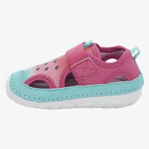 NEW Stride Rite Sizes 4.5 - 6 Splash Sandal Water Shoe - Watermelon Pink
