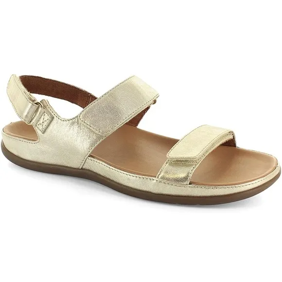 New Strive Kona Orthotic Sandals Gold Size UK:7 EU:40.5/41US:9.5-10