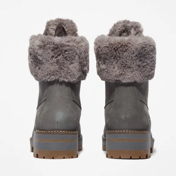 NEW Timberland Courmayeur Valley 6” Waterproof Faux Fur Boots Women’s size 7.5