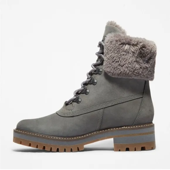 NEW Timberland Courmayeur Valley 6” Waterproof Faux Fur Boots Women’s size 7.5