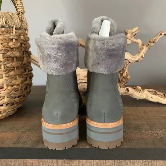 NEW Timberland Courmayeur Valley 6” Waterproof Faux Fur Boots Women’s size 7.5