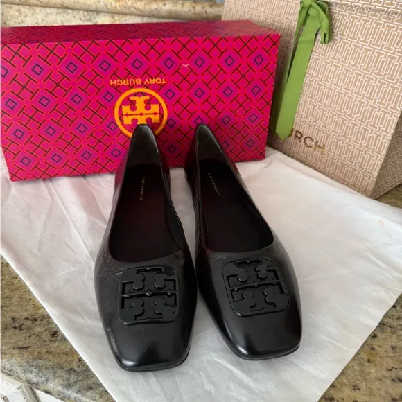 New tory burch Georgia Ballet in Perfect Black