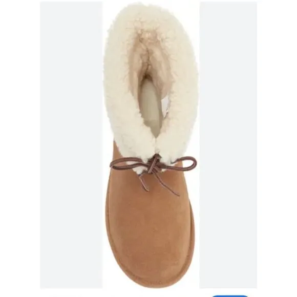 New Ugg Australia Women's Tan Sarissa Shearling Short Boots Size US6/ UK4