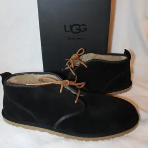 NEW UGG MEN'S MAKSIM CHUKKA SUEDE‎ SHEARLING BOOTS