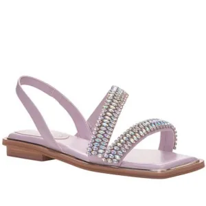 NEW Vince Camuto Prizza Pink Embellished Slingback sandals flats women size 5.5