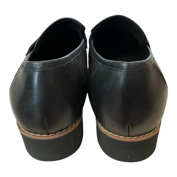 New Vionic Womens Cheryl II Black Slip-on Loafers 8