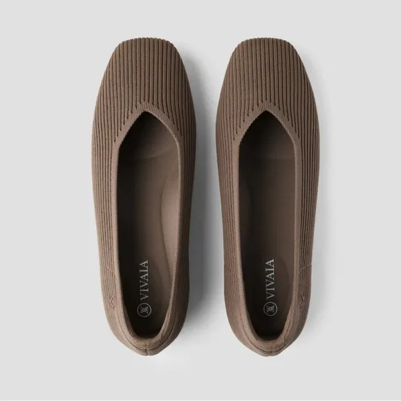 NEW VIVAIA Square-Toe V-Cut Flats (Margot 2.0) 10.5