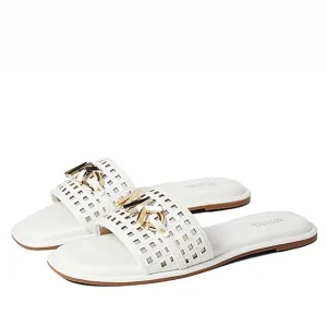 New w/Box Michael Michael Kors Hayworth Vegan Leather Slide/Sandal Size 6.5