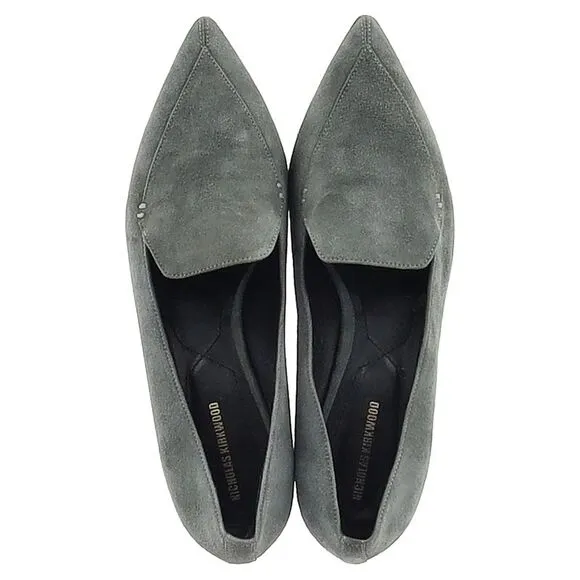 Nicholas Kirkwood Beya Loafers in Grey Suede