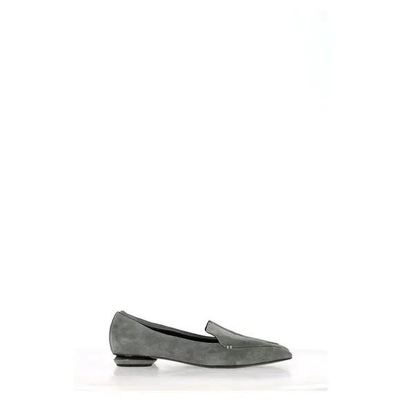 Nicholas Kirkwood Beya Loafers in Grey Suede