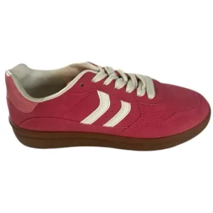 Nicole Miller Pink and White Sneakers