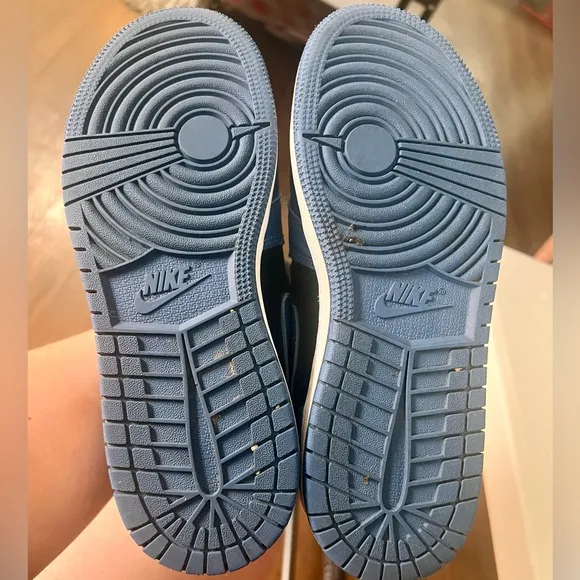 Nike Air Black and Blue Sneakers