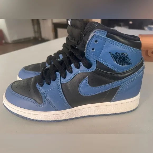 Nike Air Black and Blue Sneakers