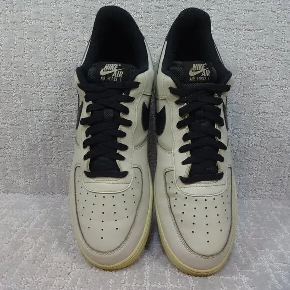 Nike Air Force 1 Low Men's Size 13 Gray Black Casual Lace Up Sneakers CD5463-100